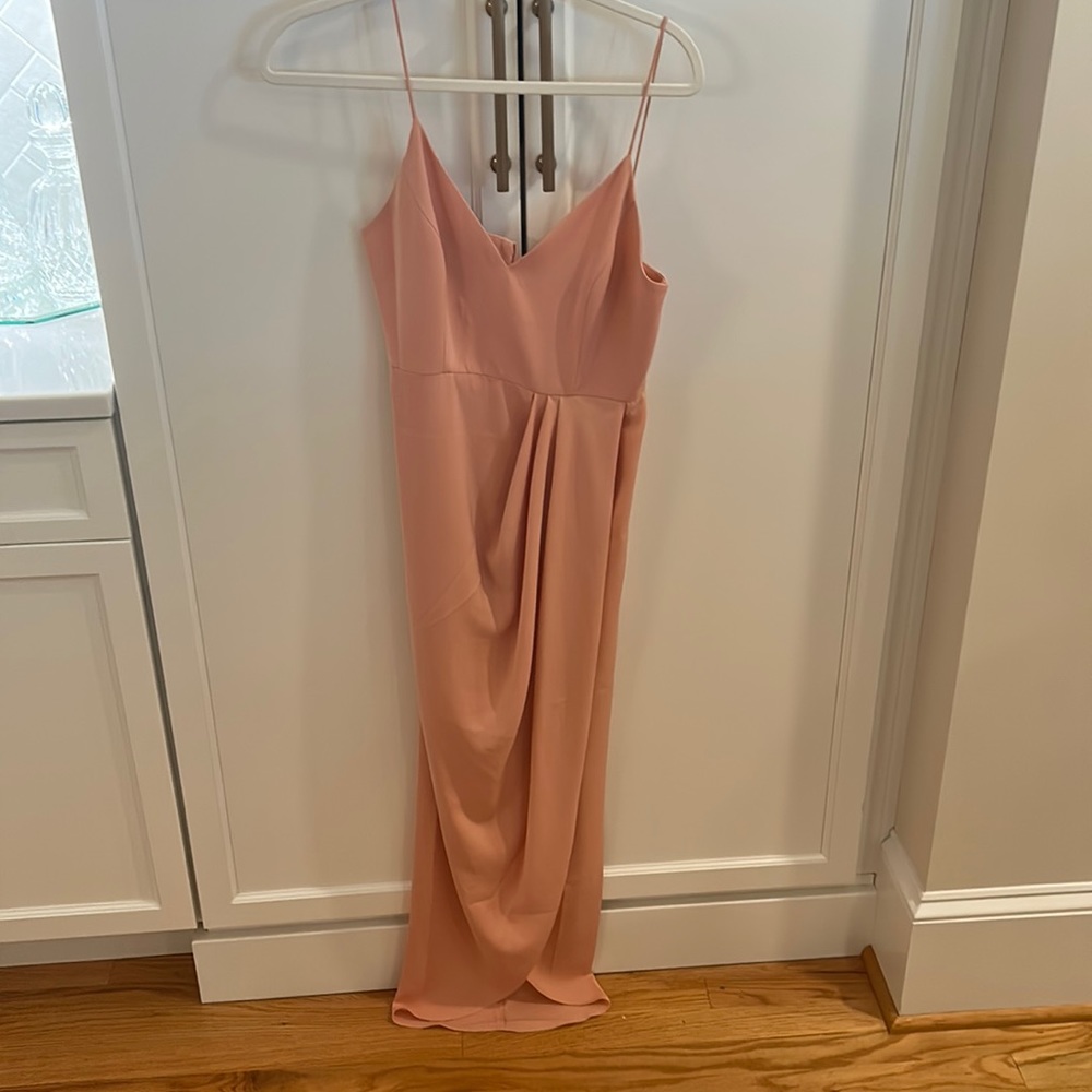 pale pink dress size 4 worn once
